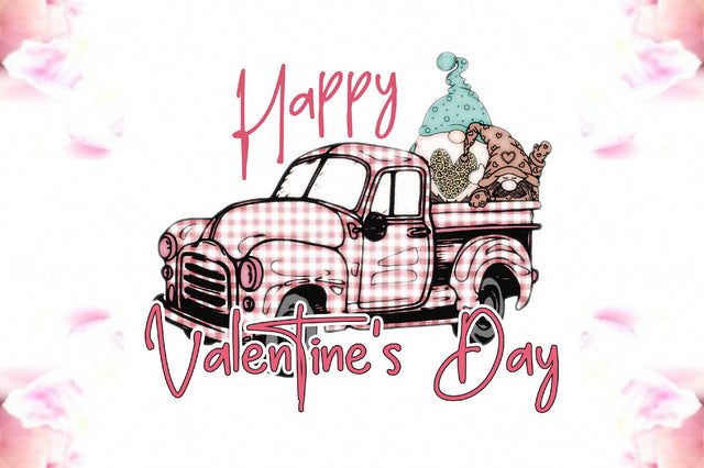 Gnome Truck Valentines Day Sublimation Sublimation Jagonath Roy 