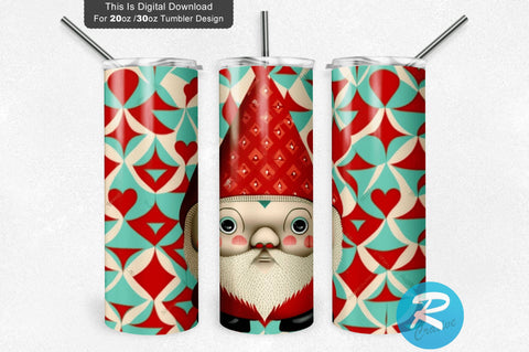 Gnome Valentines Day Love 20 oz / 30 oz Tumbler PNG Sublimation Regulrcrative 