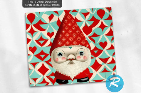 Gnome Valentines Day Love 20 oz / 30 oz Tumbler PNG Sublimation Regulrcrative 