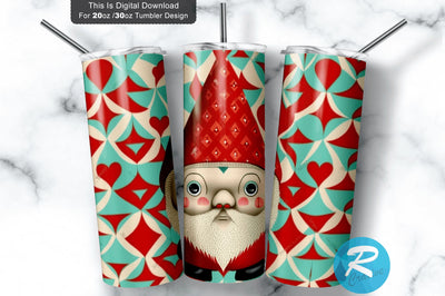 Gnome Valentines Day Love 20 oz / 30 oz Tumbler PNG Sublimation Regulrcrative 