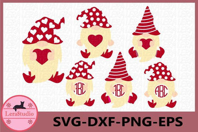 Gnome Valentines Day SVG Lerastudio 