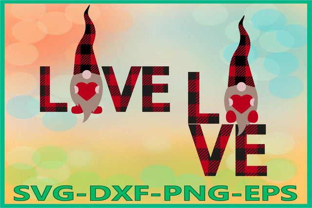 Gnome Valentines Day Svg, Love SVG AlexSVGStudio 