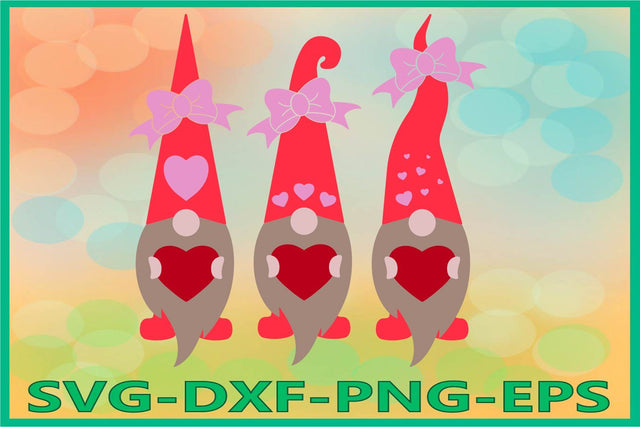 Gnome Valentines Day Svg SVG AlexSVGStudio 