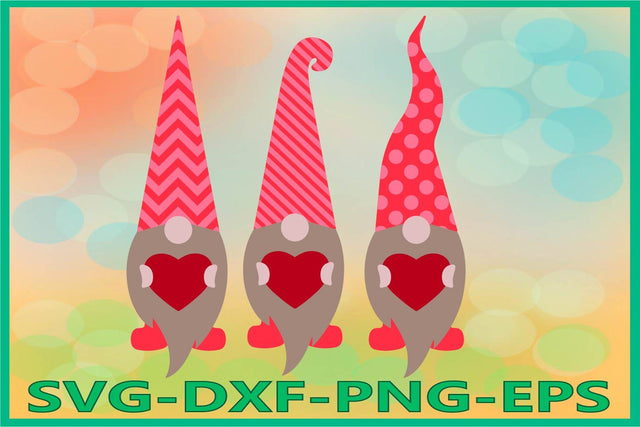 Gnome Valentines Day Svg SVG AlexSVGStudio 
