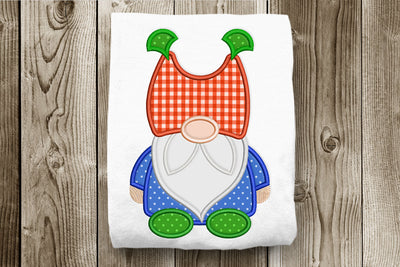 Gnome with Double Point Hat Applique Embroidery Embroidery/Applique DESIGNS Designed by Geeks 