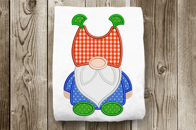 Gnome with Double Point Hat Applique Embroidery Embroidery/Applique DESIGNS Designed by Geeks 