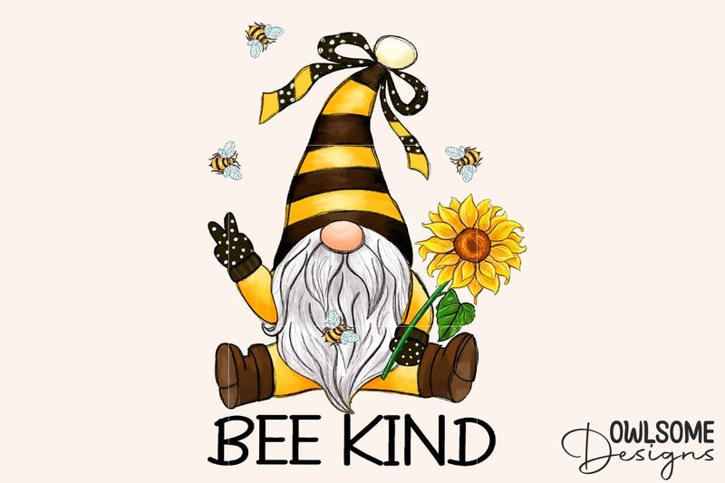 Gnomes Be Kind Sublimation Sublimation Owlsome.Designs 