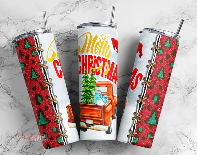 Gnomes Christmas 20oz Skinny Tumbler Sublimation Designs, Tumbler Wrap - PNG Digital Download, Merry Christmas Tumbler Png, Instant Download Sublimation CaldwellArt 