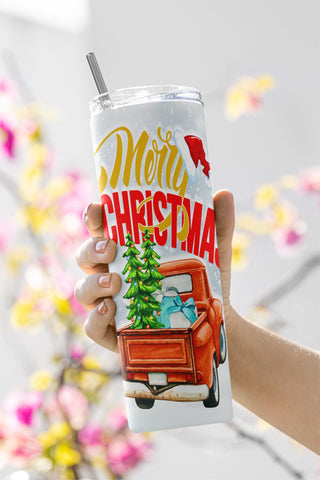 Gnomes Christmas 20oz Skinny Tumbler Sublimation Designs, Tumbler Wrap - PNG Digital Download, Merry Christmas Tumbler Png, Instant Download Sublimation CaldwellArt 