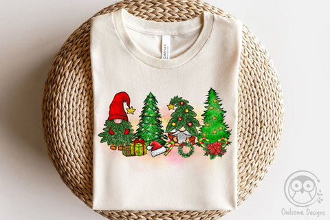 Gnomes Christmas Tree Sublimation Design Sublimation LAM HOANG THUY 