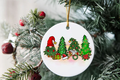 Gnomes Christmas Tree Sublimation Design Sublimation LAM HOANG THUY 