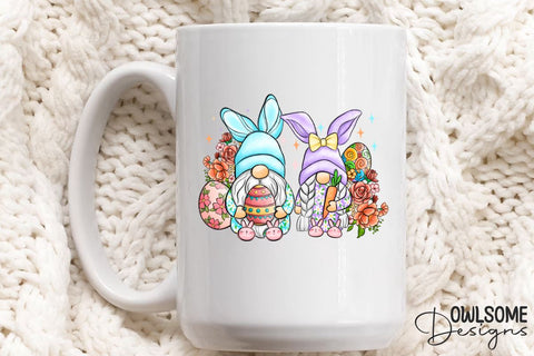 Gnomes Couple Easter Day PNG Sublimation Sublimation Owlsome.Designs 