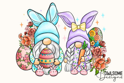 Gnomes Couple Easter Day PNG Sublimation Sublimation Owlsome.Designs 
