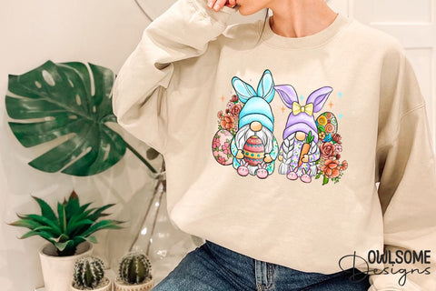 Gnomes Couple Easter Day PNG Sublimation Sublimation Owlsome.Designs 