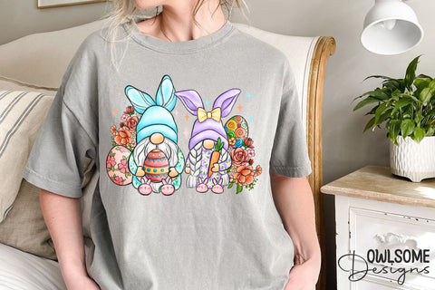 Gnomes Couple Easter Day PNG Sublimation Sublimation Owlsome.Designs 