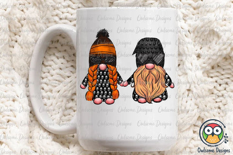 Gnomes Couple Love Rider PNG Sublimation Sublimation Owlsome.Designs 