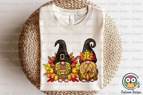 Gnomes Couple Love Thanksgiving PNG Sublimation Sublimation Owlsome.Designs 