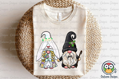 Gnomes Couple Wedding PNG Sublimation Sublimation Owlsome.Designs 