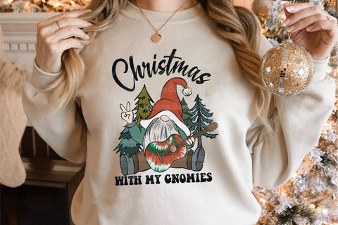 Gnomes Hippie Christmas Sublimation Sublimation LAM HOANG THUY 