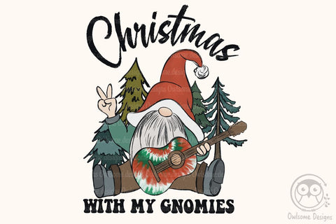 Gnomes Hippie Christmas Sublimation Sublimation LAM HOANG THUY 