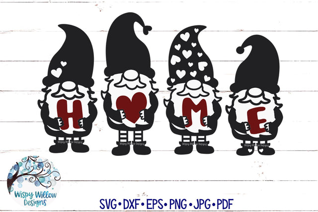 Gnomes Home SVG SVG Wispy Willow Designs 