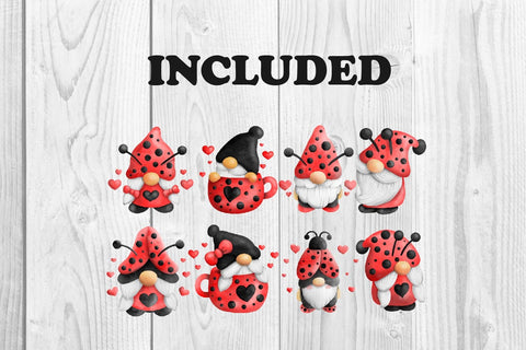 gnomes ladybug sublimation SVG dadan_pm 