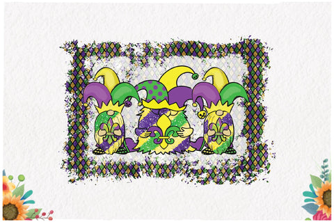 Gnomes Mardi Gras Sublimation Sublimation Jagonath Roy 