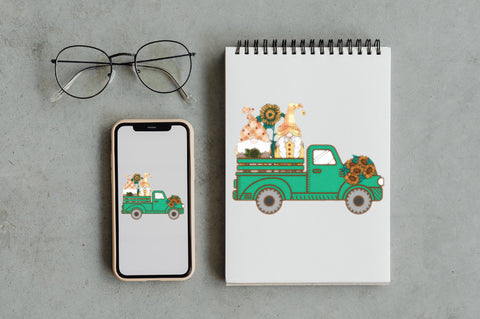 Gnomes on Truck Sublimation Sublimation Jagonath Roy 