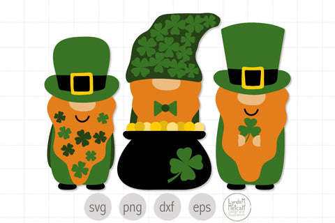 Gnomes svg for St Patricks Day, Irish Gnomes svg SVG Lynda M Metcalf 
