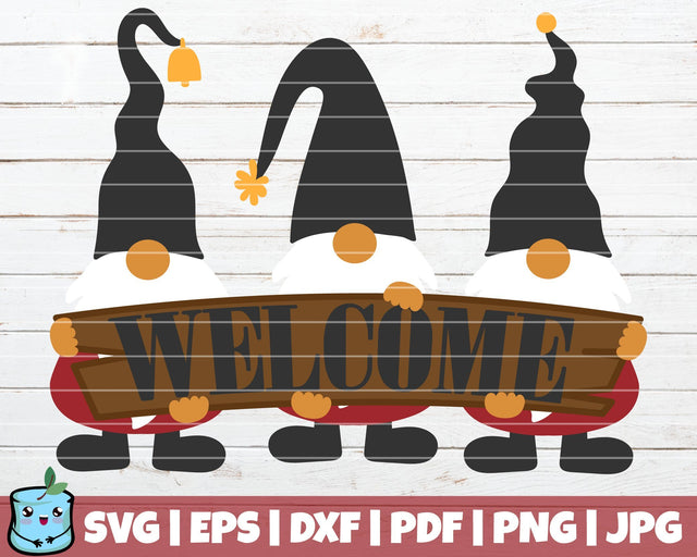 Gnomes Welcome SVG MintyMarshmallows 