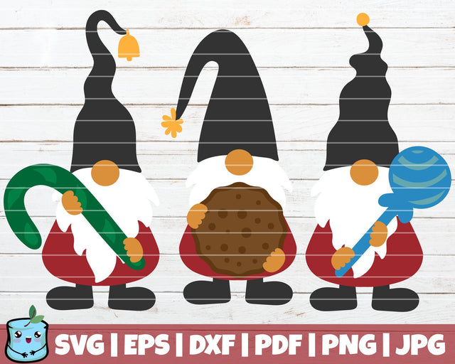Gnomes With Sweets SVG MintyMarshmallows 