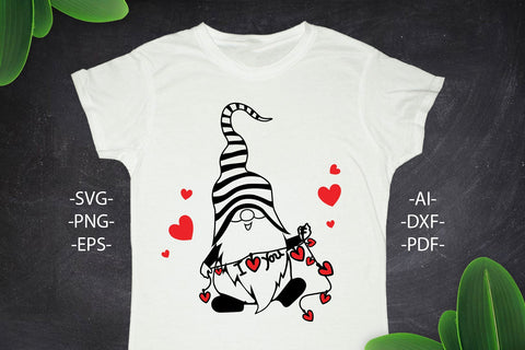 Gnomie hold clover Svg | St Patricks Day SVG | Gnomie Svg | Gnomie mug | Gnomie tshirt | Silhouette Cameo,Cricut files SVG 1uniqueminute 