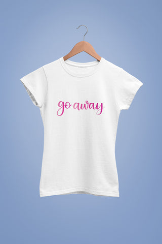 Go Away hand lettered SVG Cut File | Snarky Cut File Design for Cricut, Silhouette and more SVG Maple & Olive Designs 