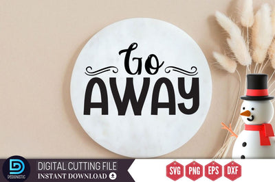 Go away SVG SVG DESIGNISTIC 
