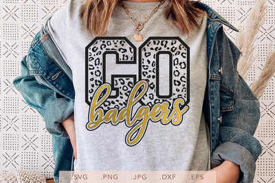 Go Badgers Leopard SVG DXF JPG PNG EPS SVG Nanda Bayu 