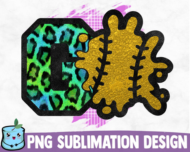 Go Baseball Sublimation Design Sublimation MintyMarshmallows 