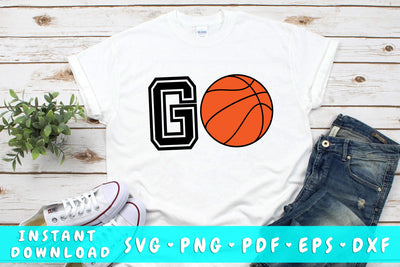 Go Basketball SVG SVG HappyDesignStudio 