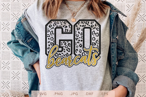 Go Bearcats Leopard SVG DXF JPG PNG EPS SVG Nanda Bayu 