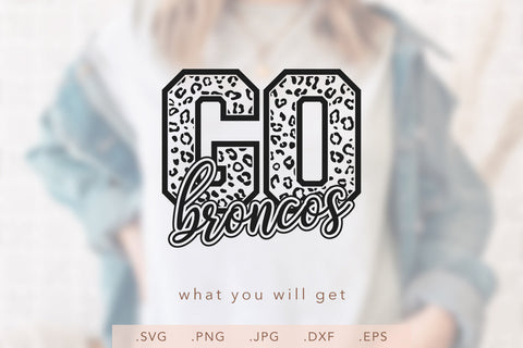 Go Broncos Leopard SVG DXF JPG PNG EPS SVG Nanda Bayu 