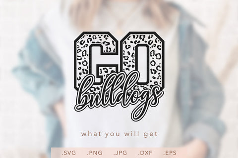 Go Bulldogs Leopard SVG DXF JPG PNG EPS SVG Nanda Bayu 