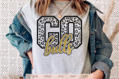 Go Bulls Leopard SVG DXF JPG PNG EPS SVG Nanda Bayu 