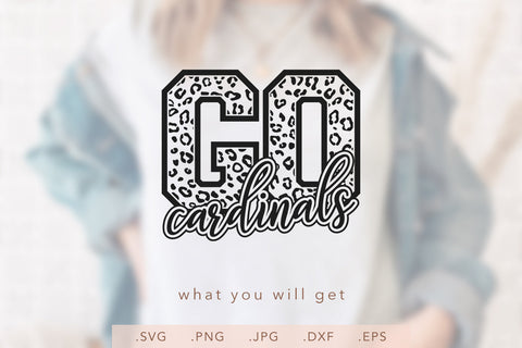 Go Cardinals Leopard SVG DXF JPG PNG EPS SVG Nanda Bayu 