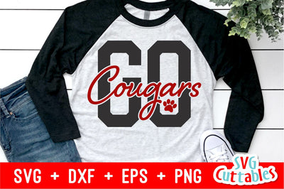 Go Cougars SVG Svg Cuttables 