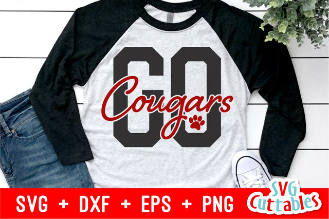 Go Cougars SVG Svg Cuttables 