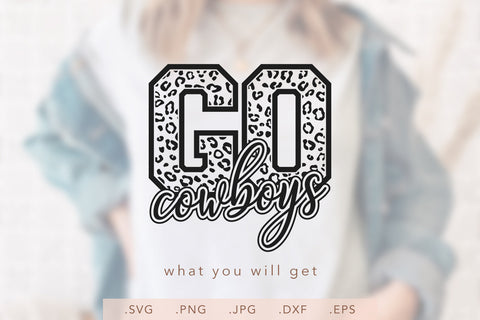 Go Cowboys Leopard SVG DXF JPG PNG EPS SVG Nanda Bayu 