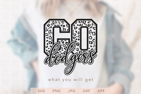 Go Dodgers Leopard SVG DXF JPG PNG EPS SVG Nanda Bayu 