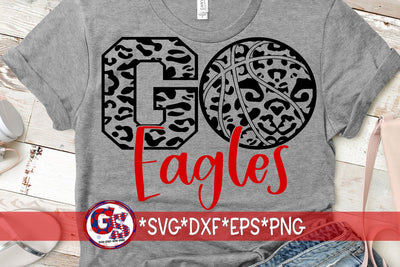 Go Eagles Basketball SVG DXF EPS PNG SVG Greedy Stitches 