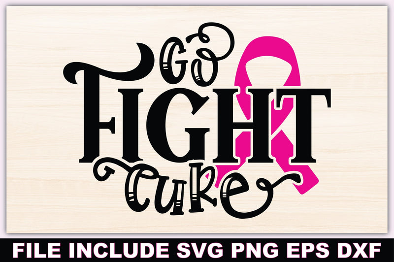 Go, Fight, Cure SVG Ariyan 