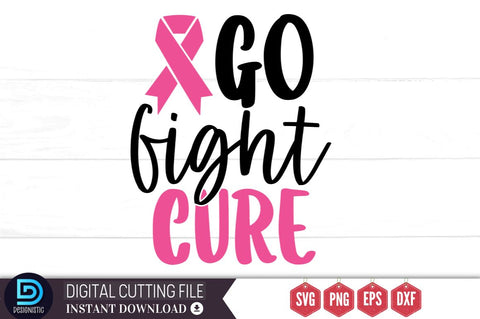 Go fight cure SVG SVG DESIGNISTIC 