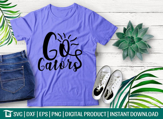 Go Gators Svg Cut File, Baseball Svg, Sports Svg, Football Svg, Gators Svg, Tshirt Design, SVG ETC Craft 